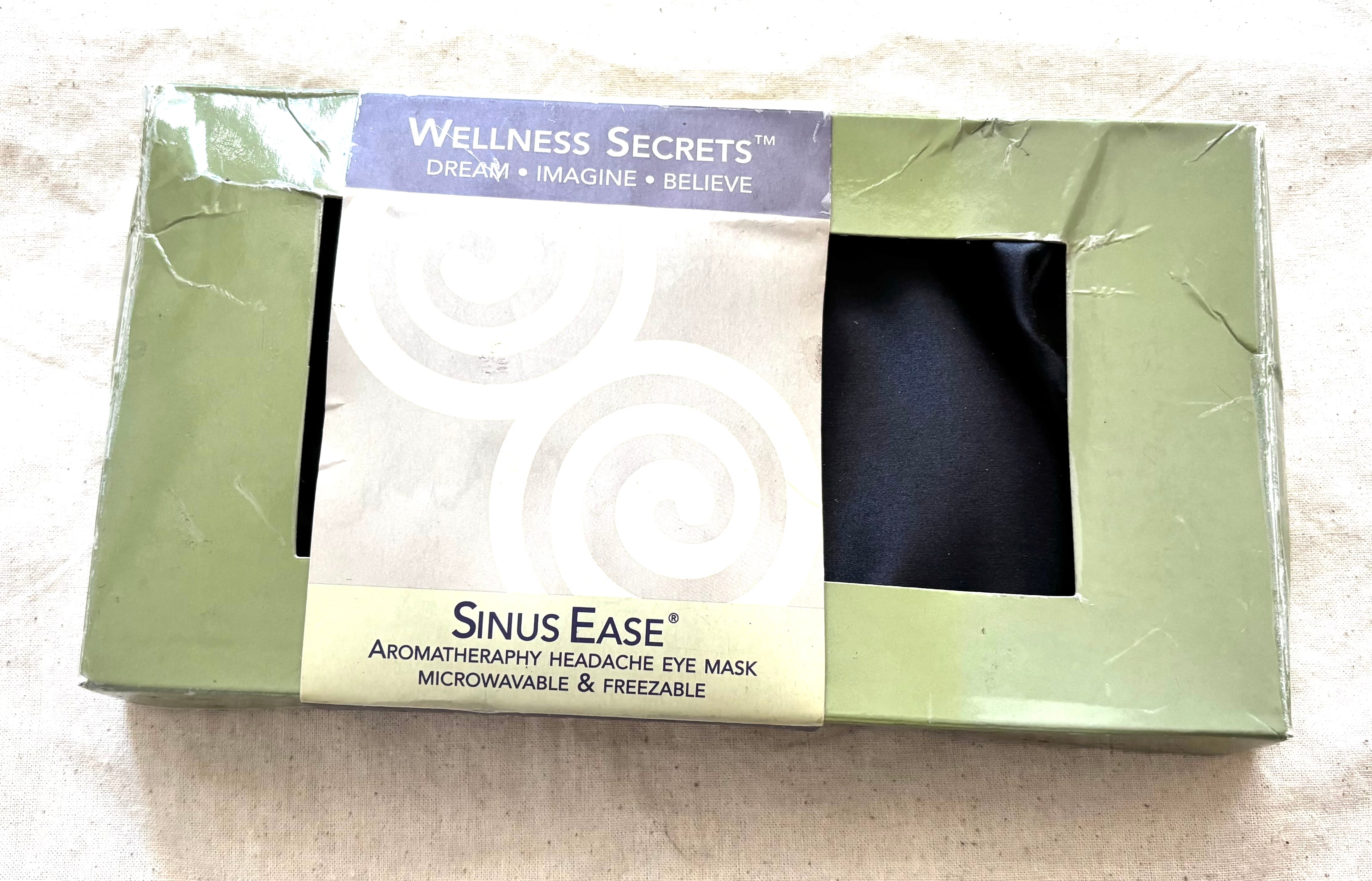 Organic weighted eye pillow weighted eye mask