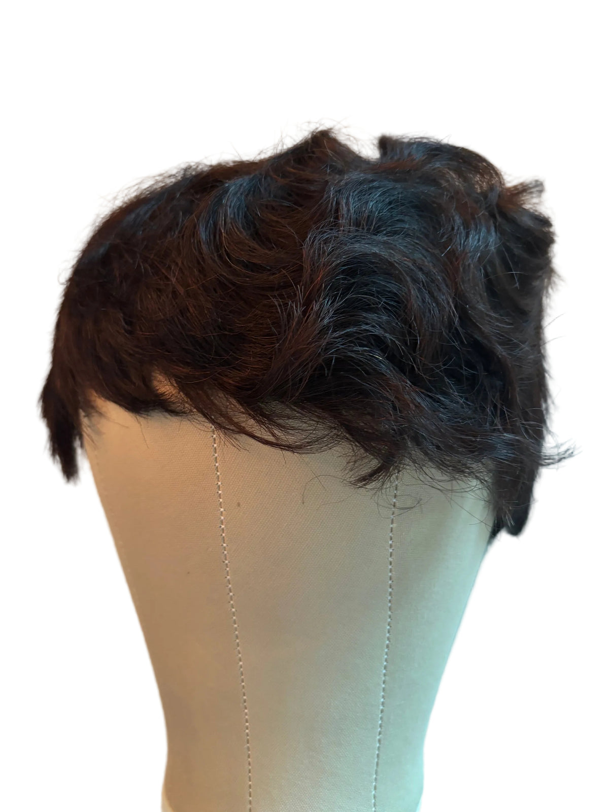 Human Hair Chocolate Dark Brown Short Human Hair Wigs Lace