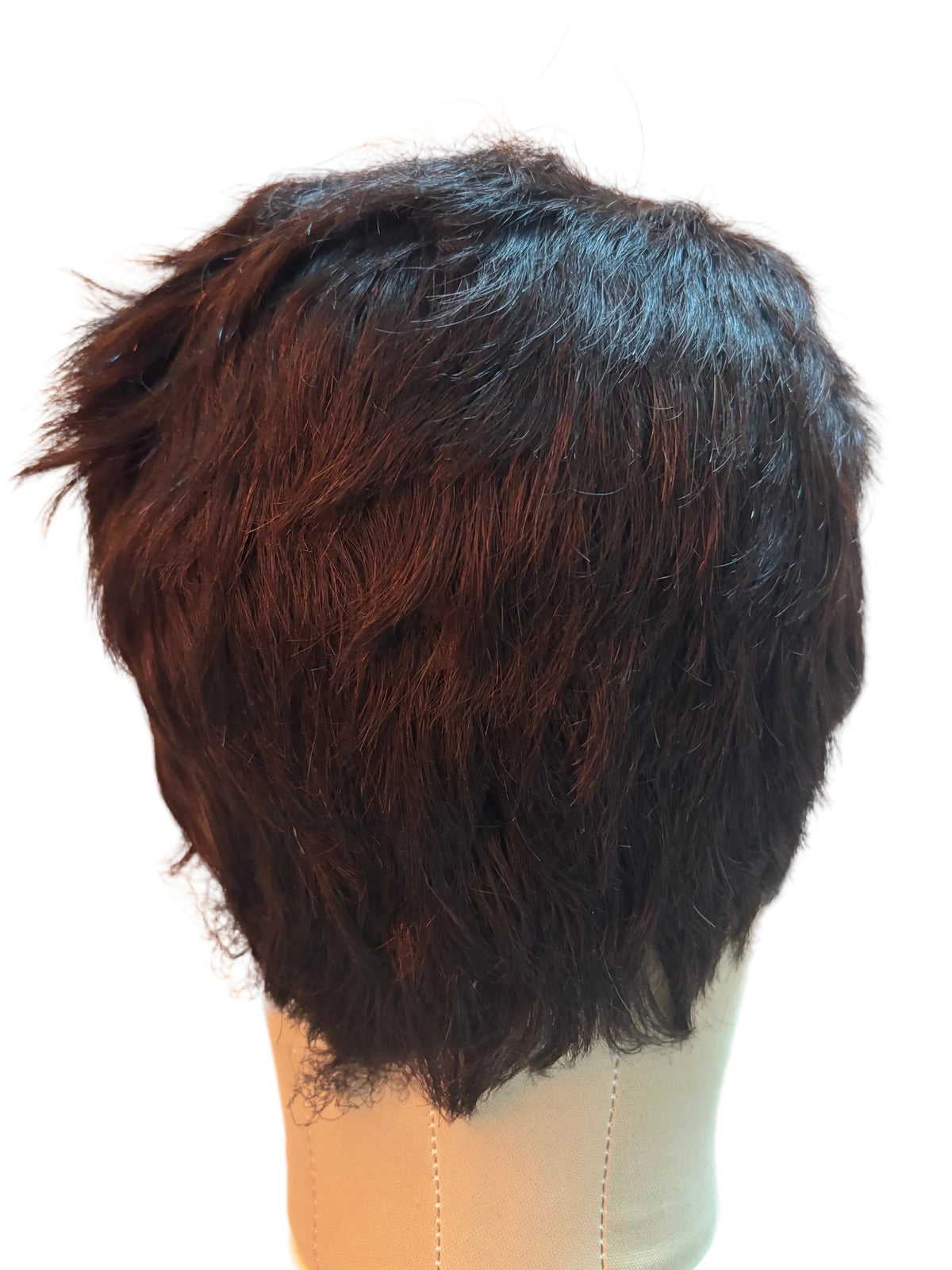 Human Hair Chocolate Dark Brown Short Human Hair Wigs Lace