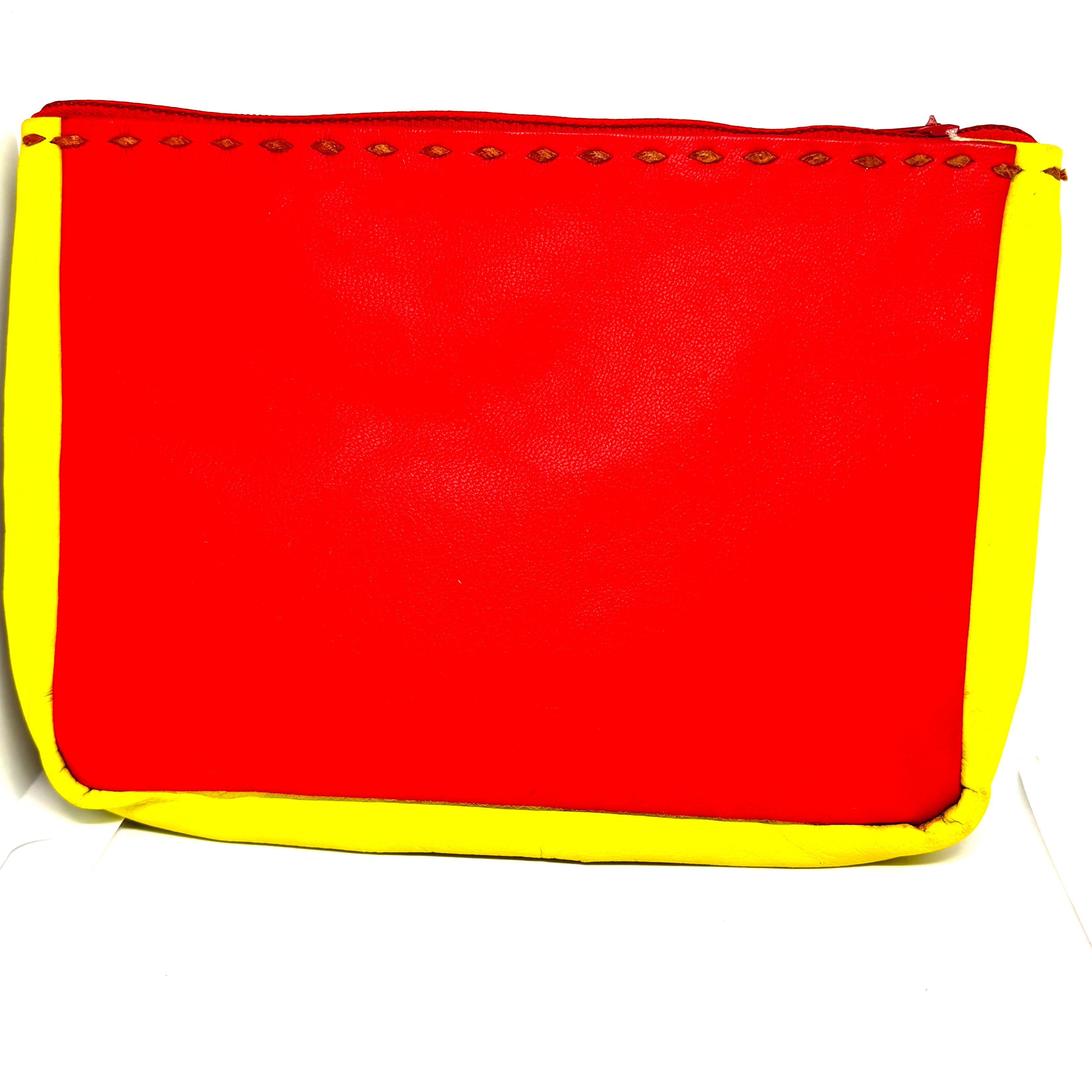 Leather Make up Bag