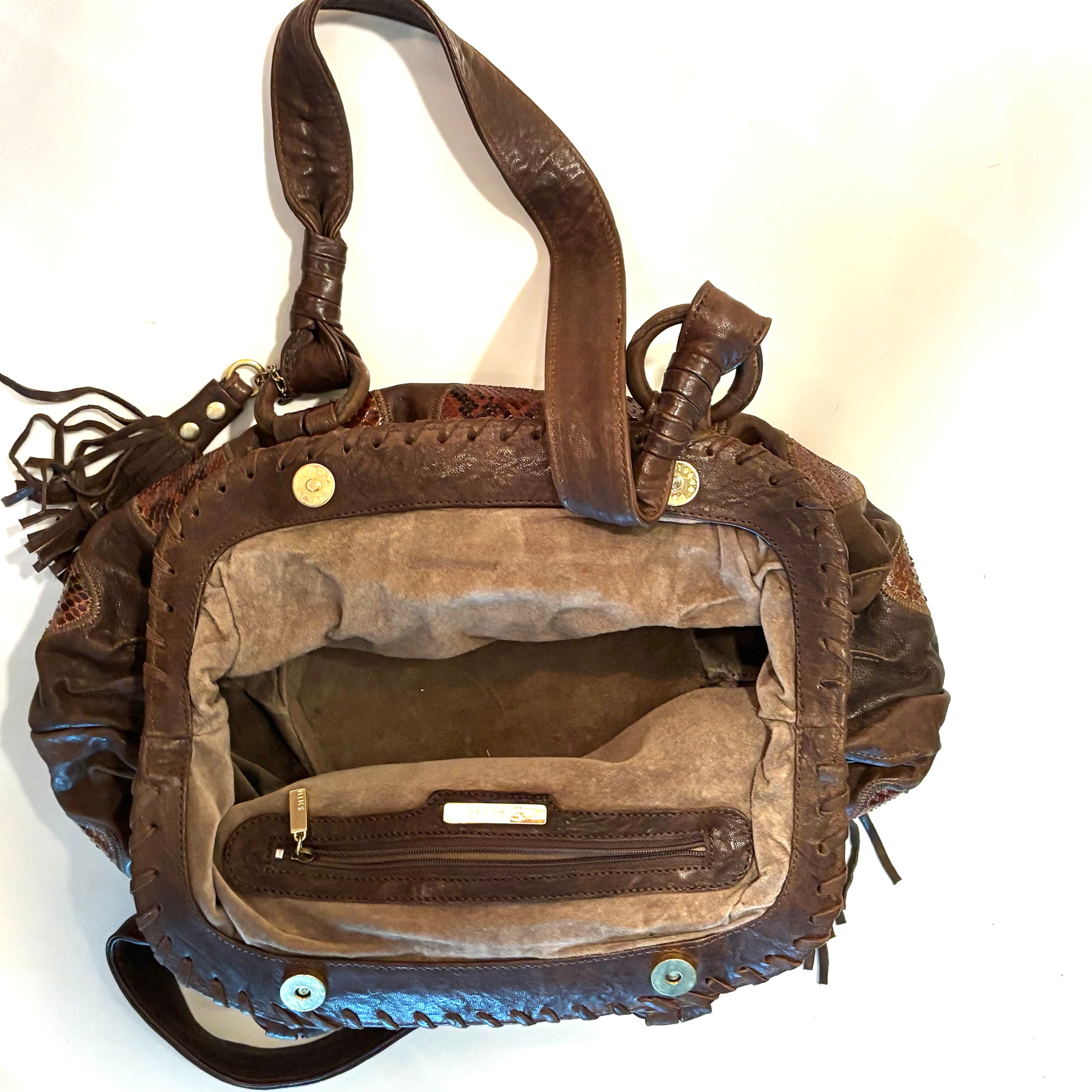 Vintage Hand Bag Serpenti Forever Leather Bag