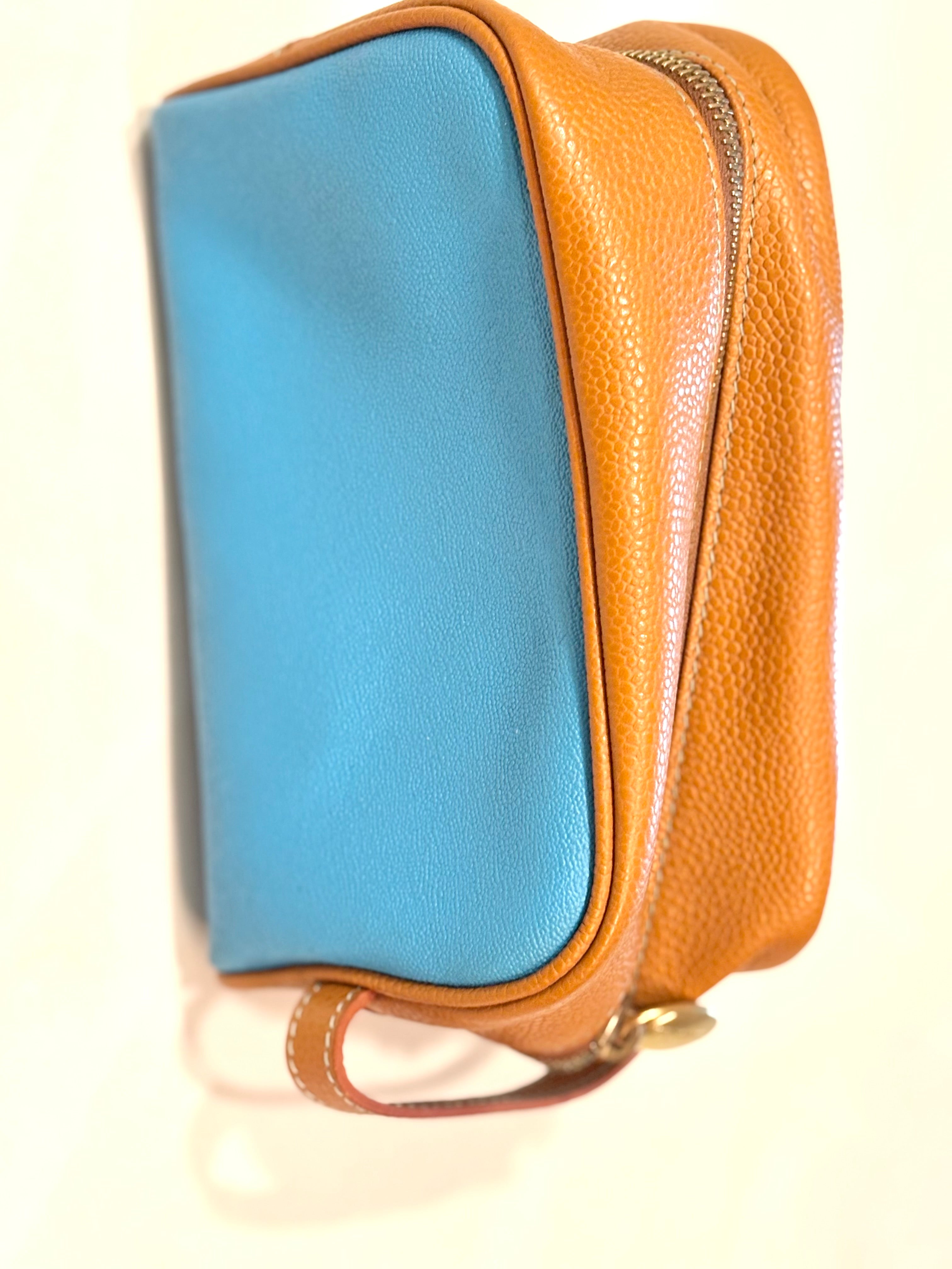 Travel Leather Toiletry Bag