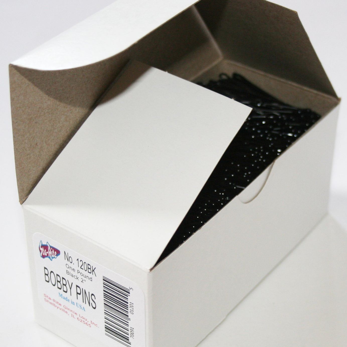 Matte bobby pins black 2''