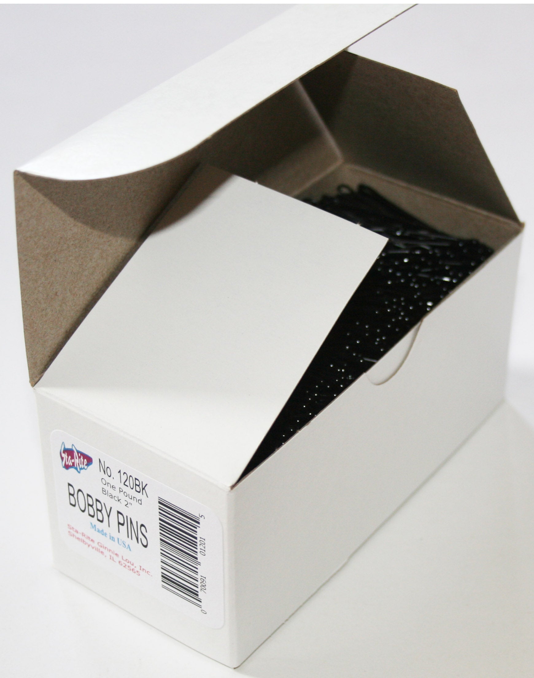 Matte bobby pins black 2''