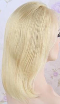 Hand Tide European blonde Lace Front hair wig 613