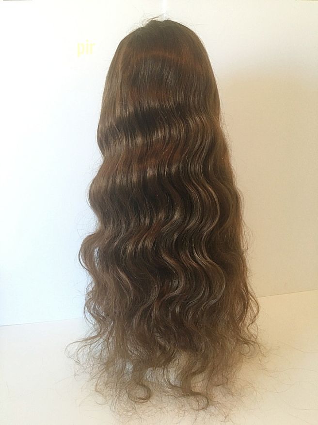 FULL WIG NATURAL HUMAN HAIR 24'' LACE FRONT 5