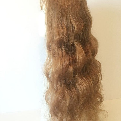HUMAN HAIR SWISS LACE FRONT 26'' NATURAL 8 TOP QUALITY BRAZILIAN HAIR