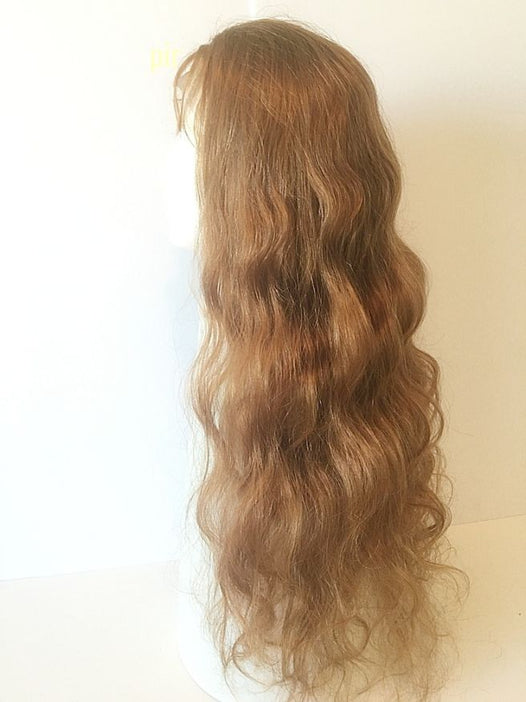HUMAN HAIR SWISS LACE FRONT 26'' NATURAL 8 TOP QUALITY BRAZILIAN HAIR