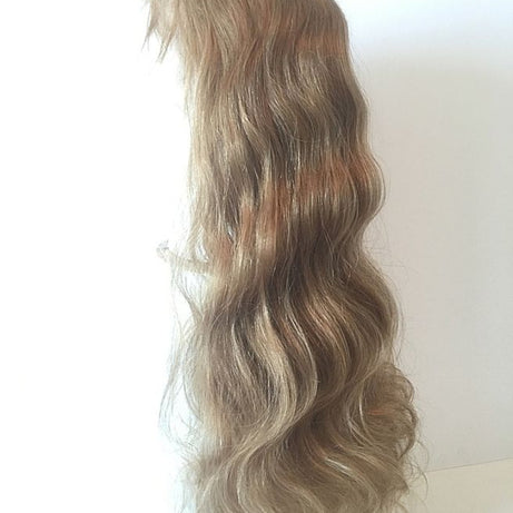NATURAL HUMAN HAIR LACE FRONT 26'' NATURAL