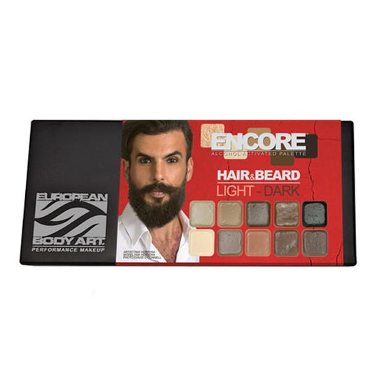 European Body Art - Encore Hair & Beard Palettes light to dark
