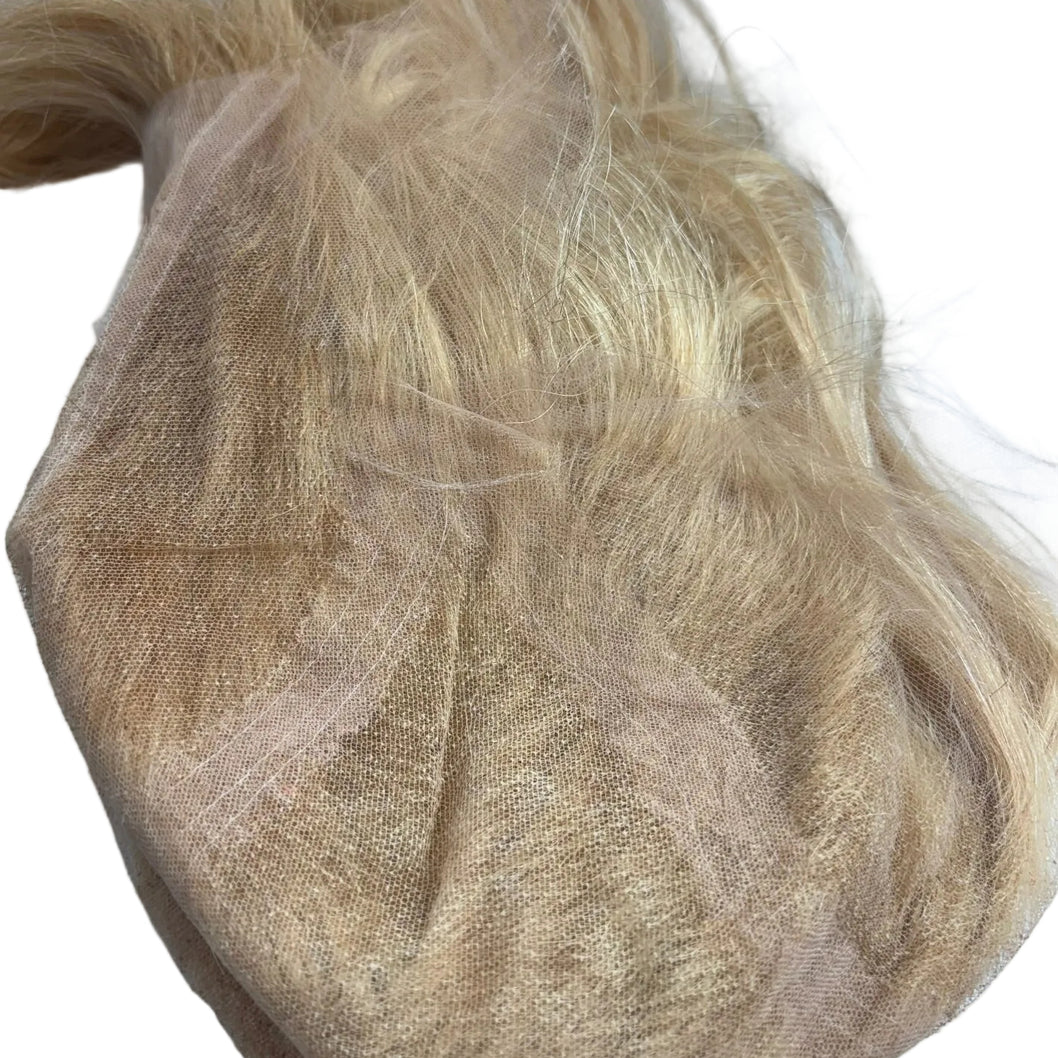 Lace Front European Fine Hair Medium Ash Blonde 1227 14"