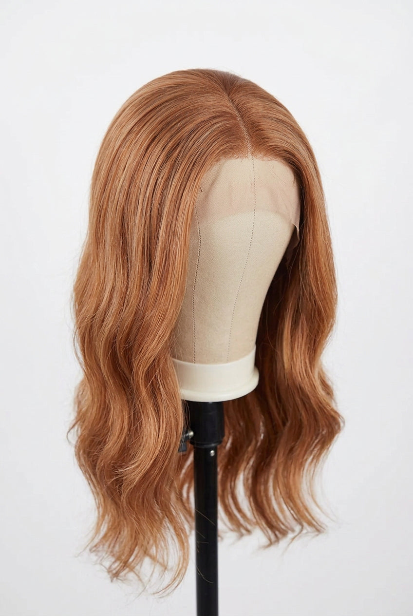 human hair lace front 18” natural level 9S