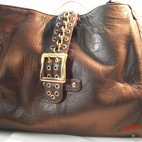 New York Leather Hobo-style Bag