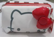 Red kitty make up bag.