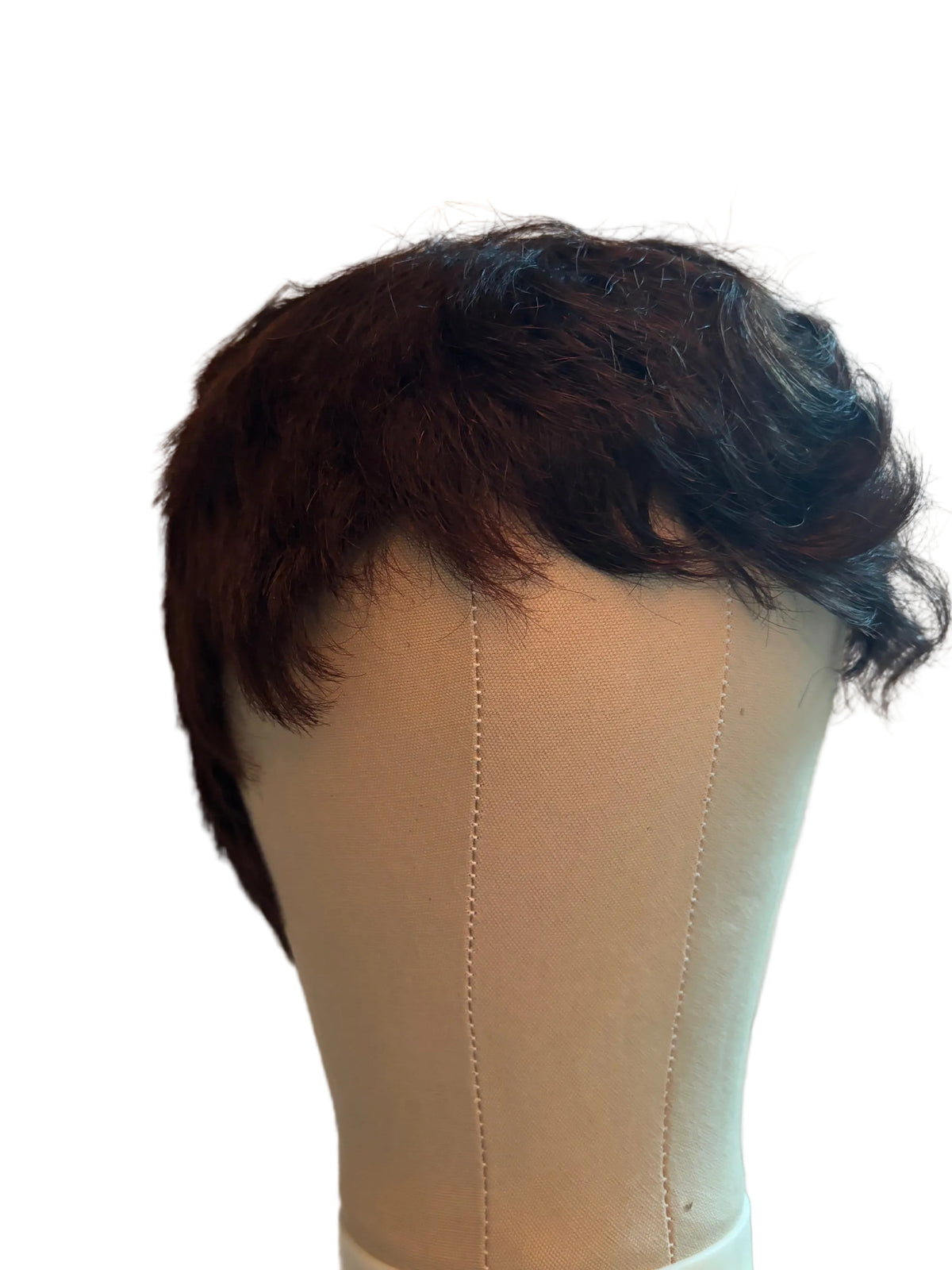 Human Hair Chocolate Dark Brown Short Human Hair Wigs Lace