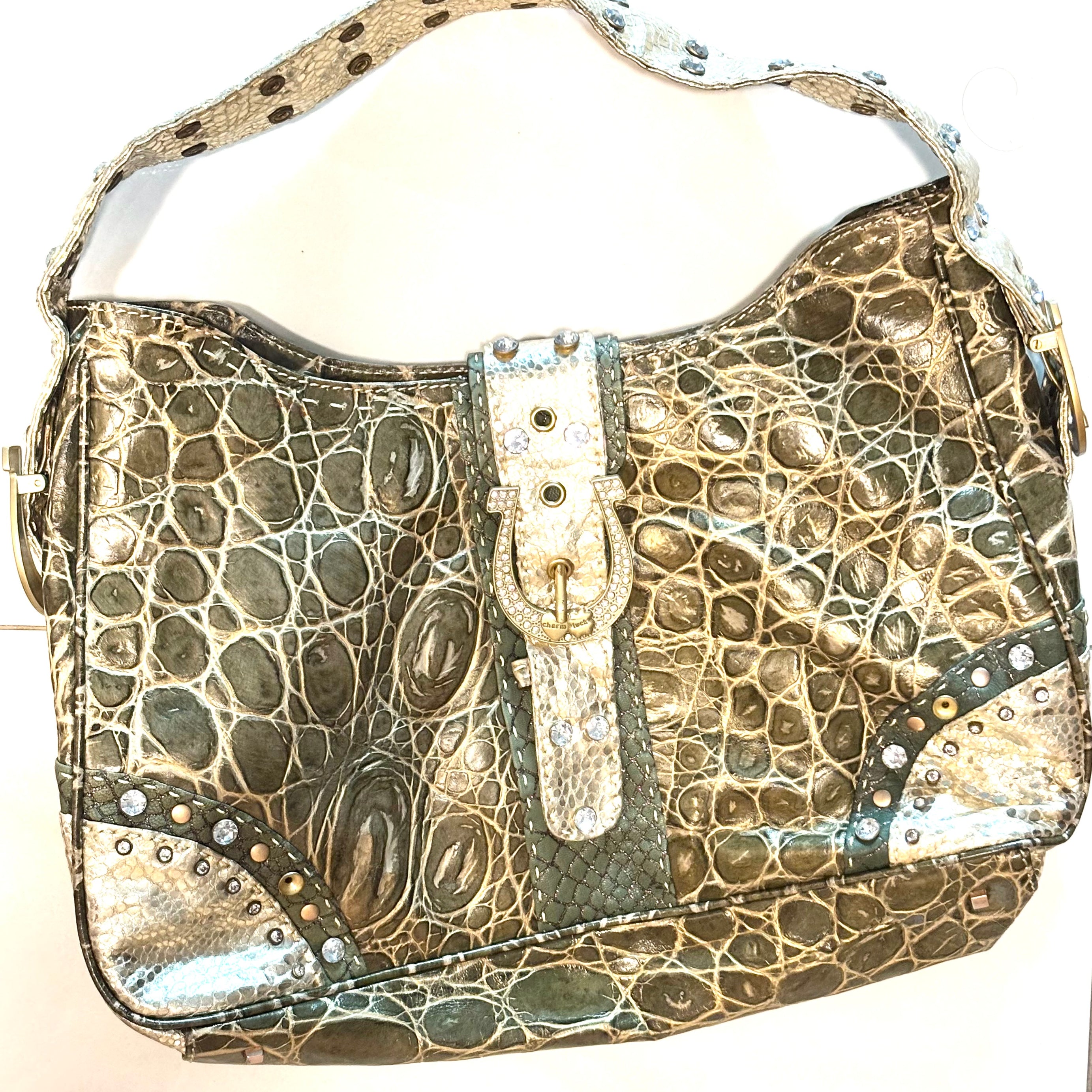 Leather Studs Shoulder Bags for Women Crossbody Bag Purses and Handbags with Adjustable Strap