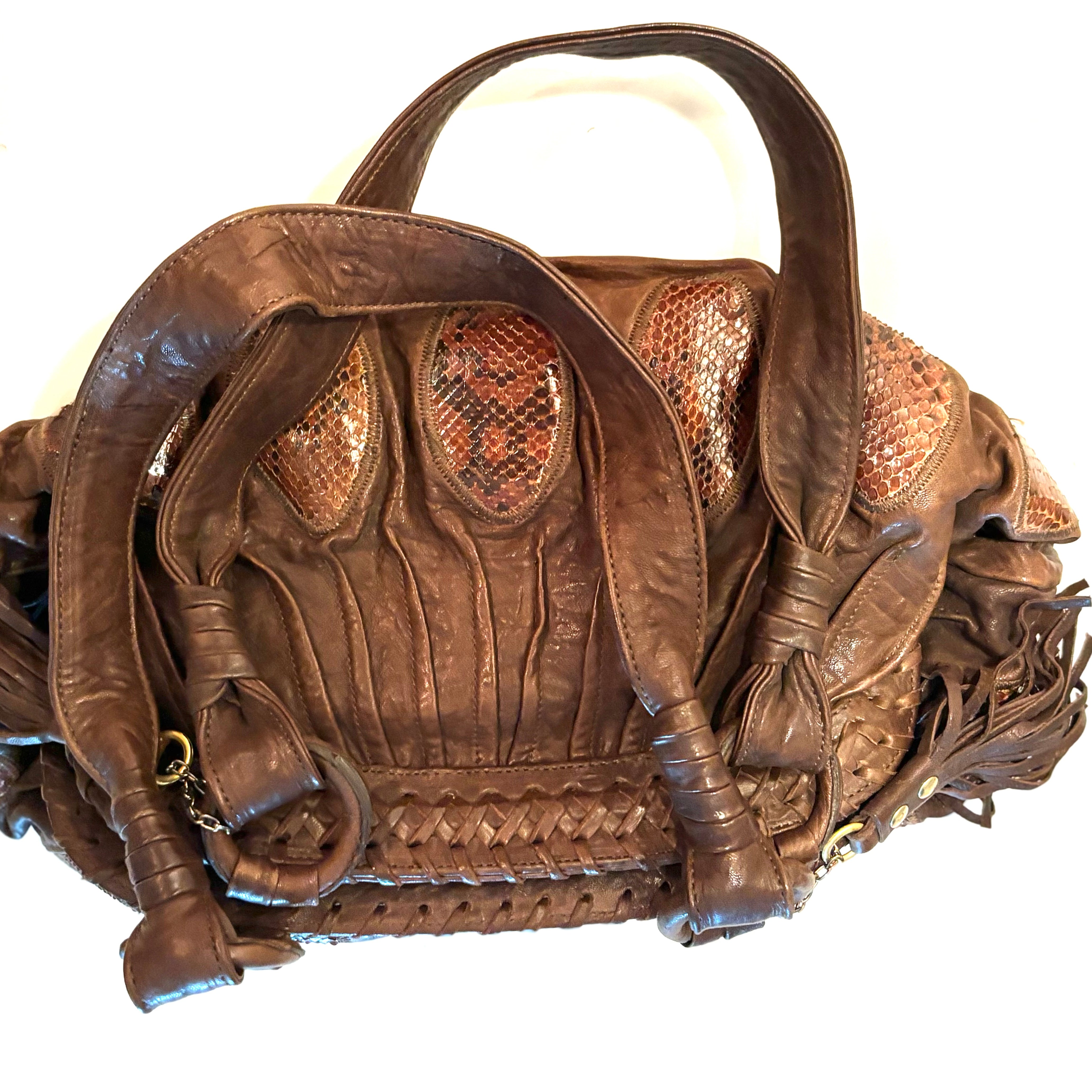 Serpenti Forever Leather Bag