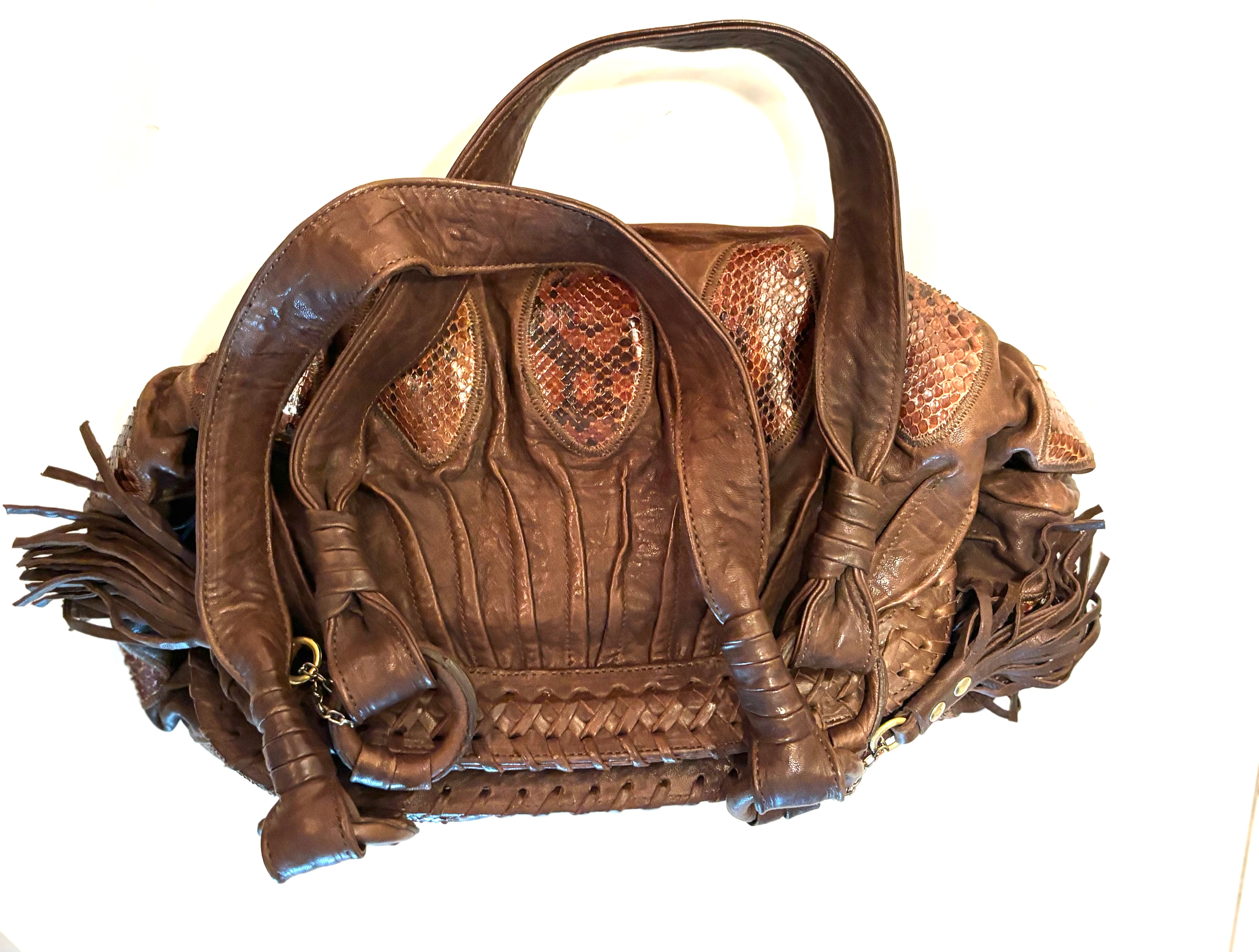 Serpenti Forever Leather Bag