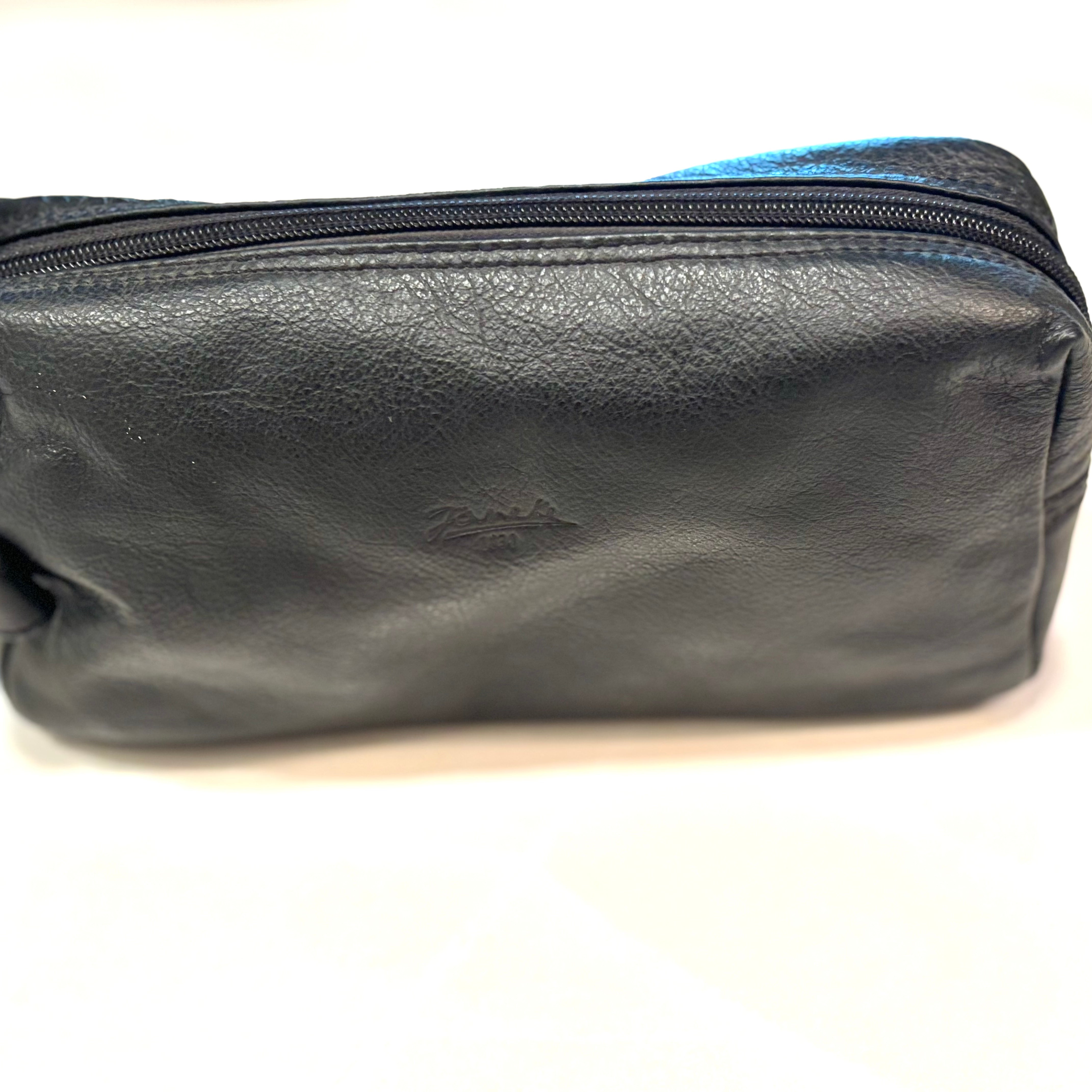 Janeke Genuine Leather Toiletry Bag