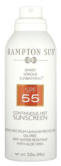 Hampton Sun SPF 55 Continuous Mist 5 oz