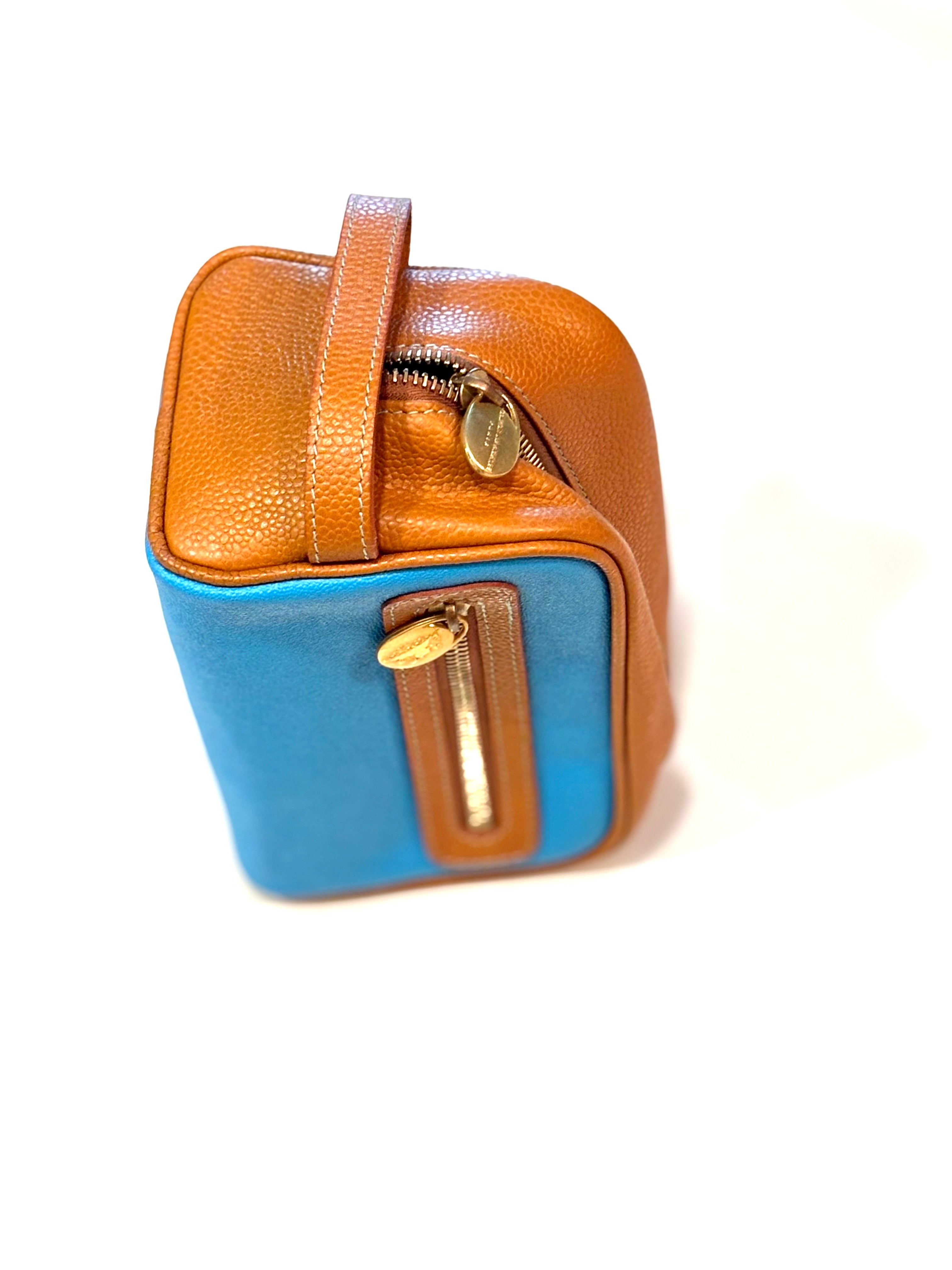 Travel Leather Toiletry Bag
