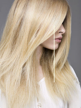 Full wig Long Wavy Ombre Blonde Human Lace Front Wigs 2 tones