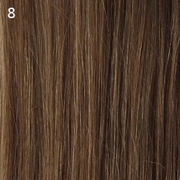 1950's BROWN 08 COLOUR, GLAMOROUS, FINGER WAVE CURLY, SHORT HUMAN HAIR