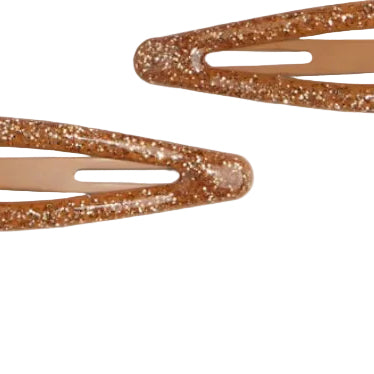 Flat Hair clip printed 6 pack