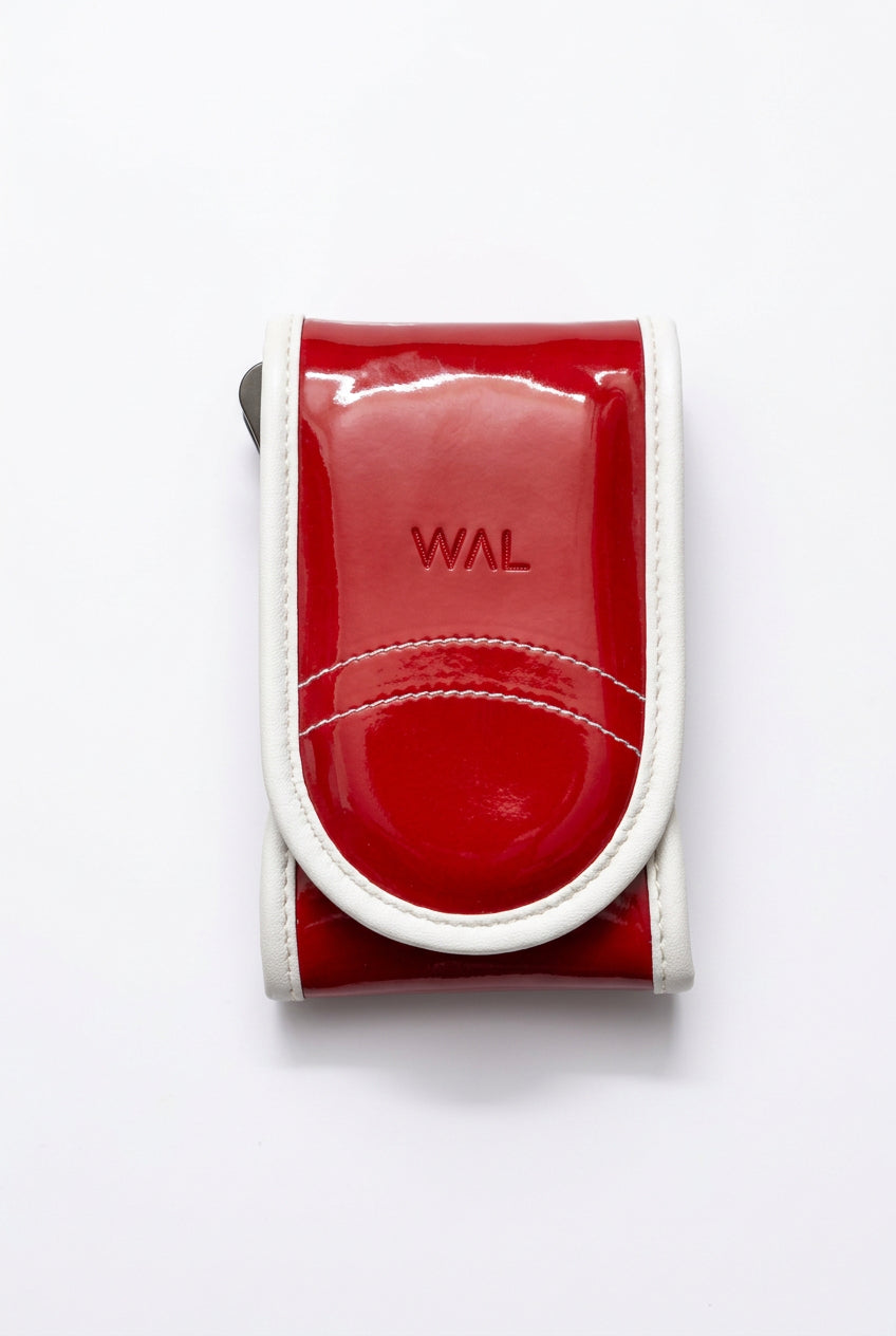 Red Leather Manicure set kit