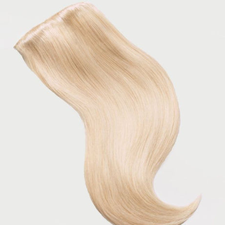 Hair Clip In Hair Extensions Remy Straight 18 inches ash blond 613