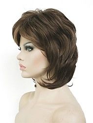 SHORT STRAIGHT HAIRSTYLE 100% REAL HUMAN HAIR WIG 8 INCHES