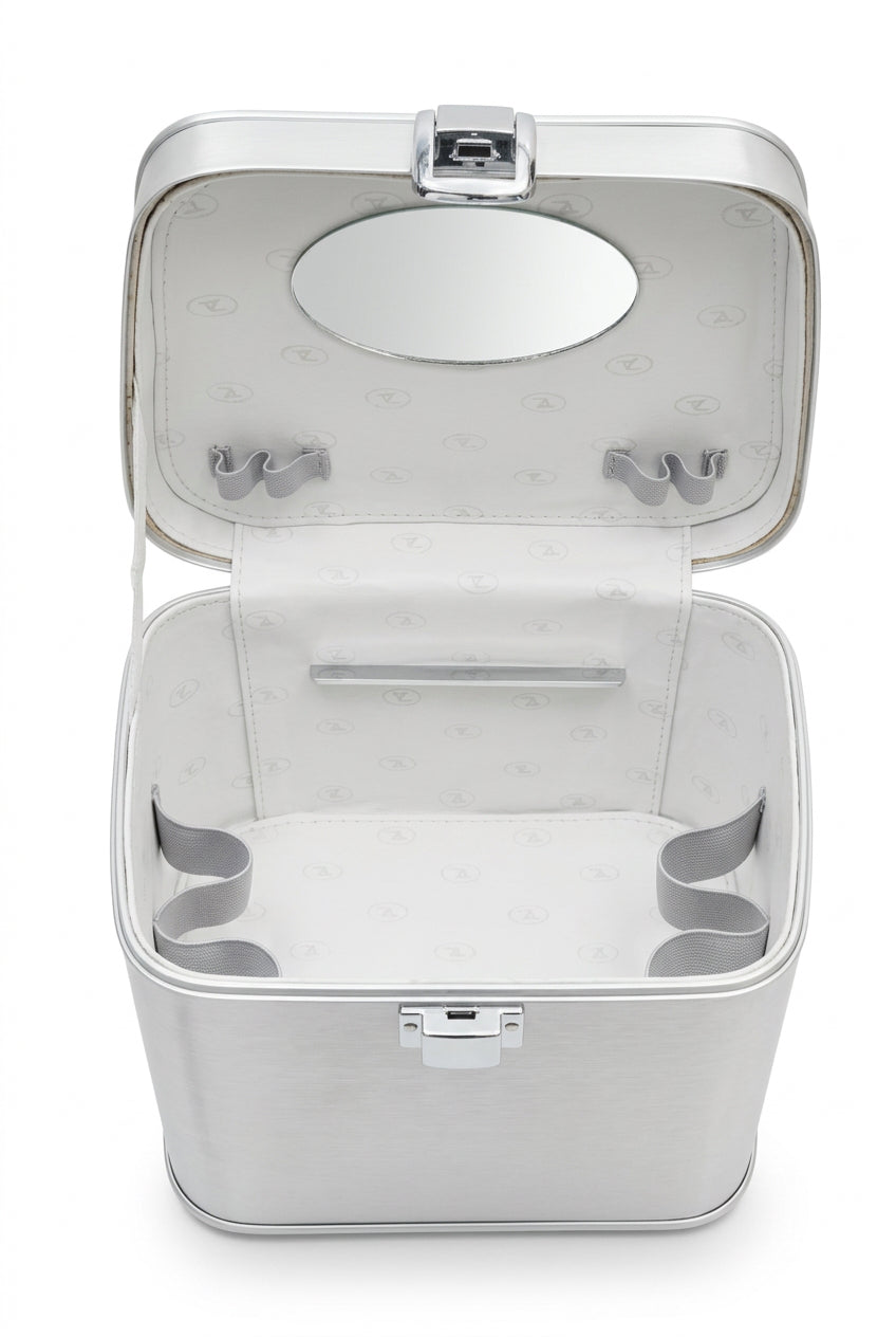 Makeup Train Case Portable Storage Organizer Large Black Jewellery