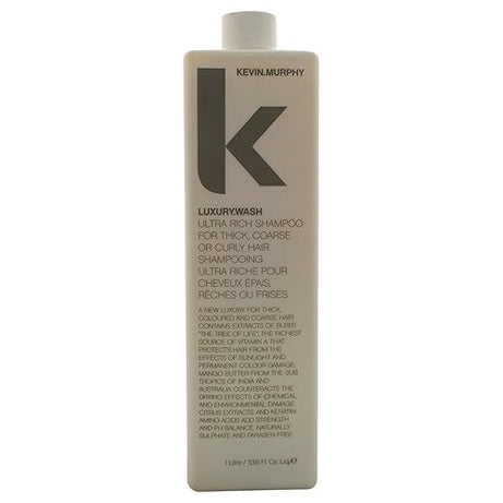 Kevin Murphy Luxury Wash Shampoo for Thick, Coarse or Curly Hair, 33.6 Ounce