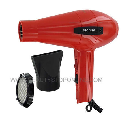 Elchim superpolo Professional Hair Dryer - Red