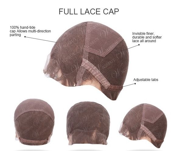 HIGHLITED WAVE CAPLESS WIG WITH FULL BANGS 22''