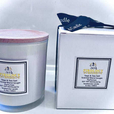 Pirology Bougie Candle Sage Sea Salt 8.13 Oz