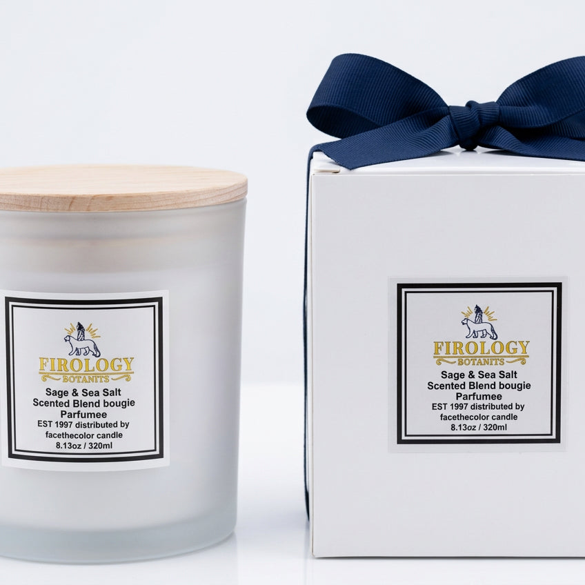 Pirology Bougie Candle Sage Sea Salt 8.13 Oz