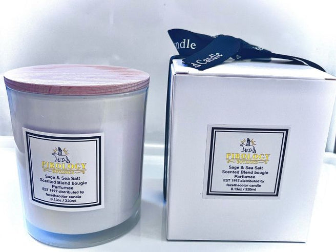 Pirology Bougie Candle Sage Sea Salt 8.13 Oz
