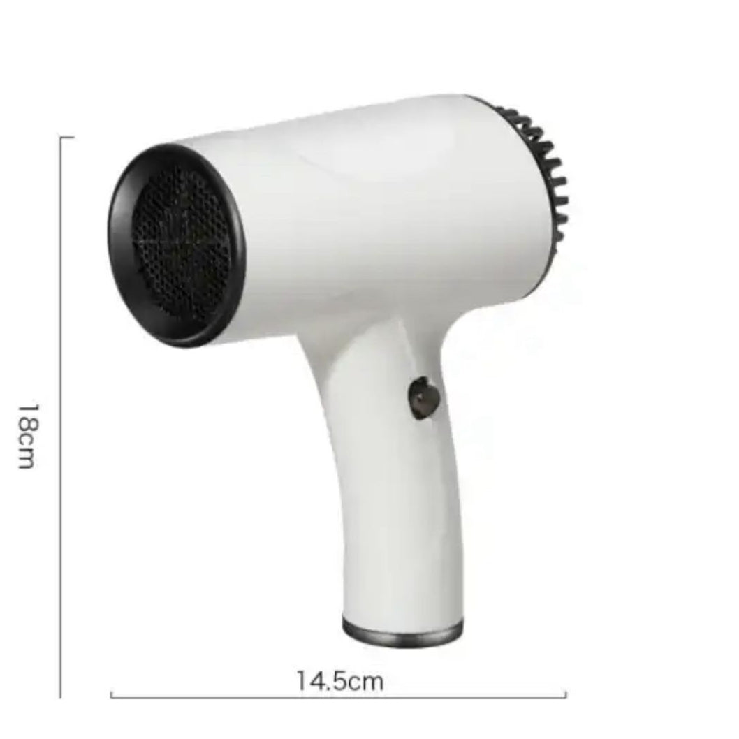 Pirology wireless portable hairdryer White Travel Size