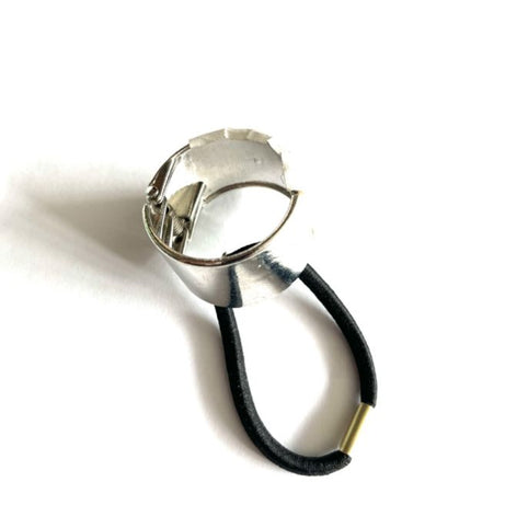 SILVER RING PONYTAIL