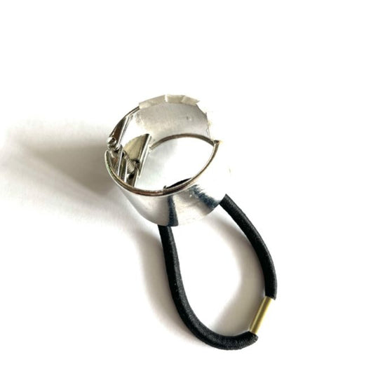 SILVER RING PONYTAIL