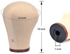 Cork Canvas Head Block Pink