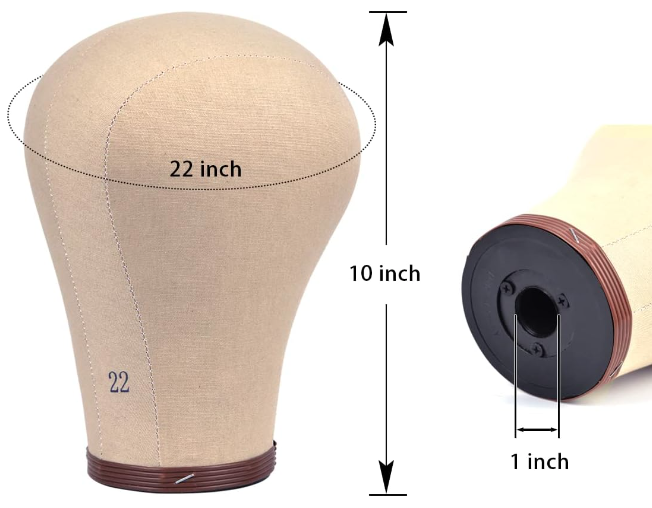 Cork Canvas Head Block Pink