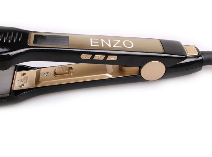 professional digital LCD ceramic plate ultrasonic infrared hair straightener