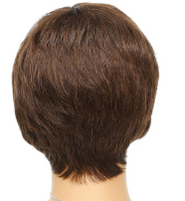 Human Hair Chocolate Dark Brown Short Human Hair Wigs Lace