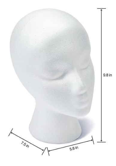 Pirology Botanics Female StyroFoam Head