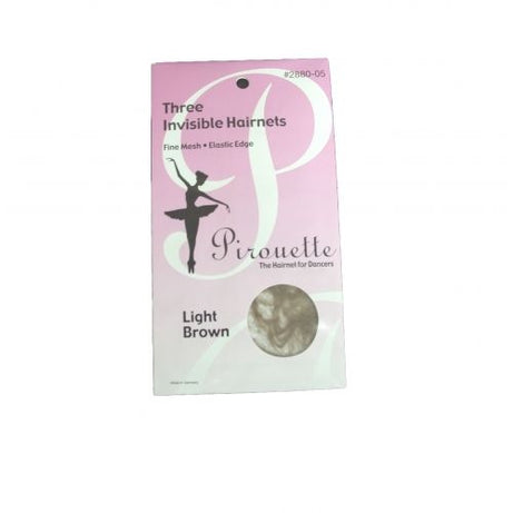 Invisible Hair Nets Light Brown Super Fine.