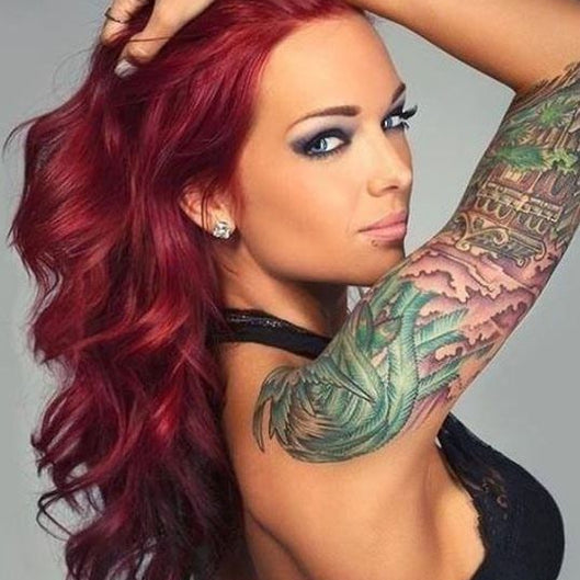 European Super Fine Hair full Wig Lace Front 26'' Natural Red