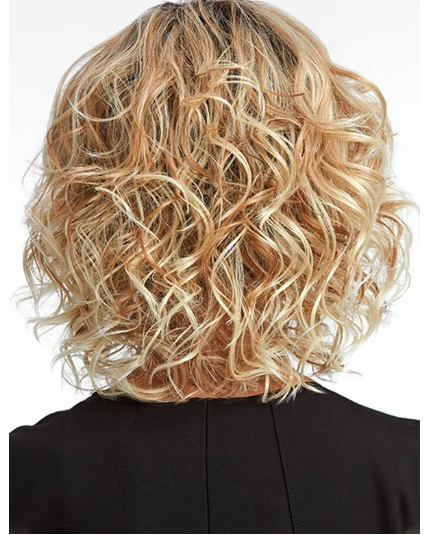 Natural wave human hair and Synthetic Mix