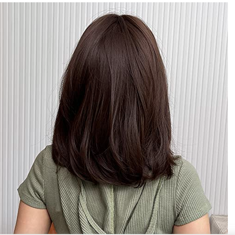 Human Hair European Full Lace Wigs 8 inches Color Shade Natural 06